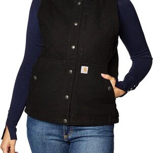 Carhartt Women's Black Quilted Vest